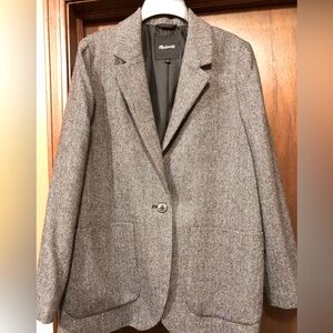 Madewell Women Blazer - black/white
